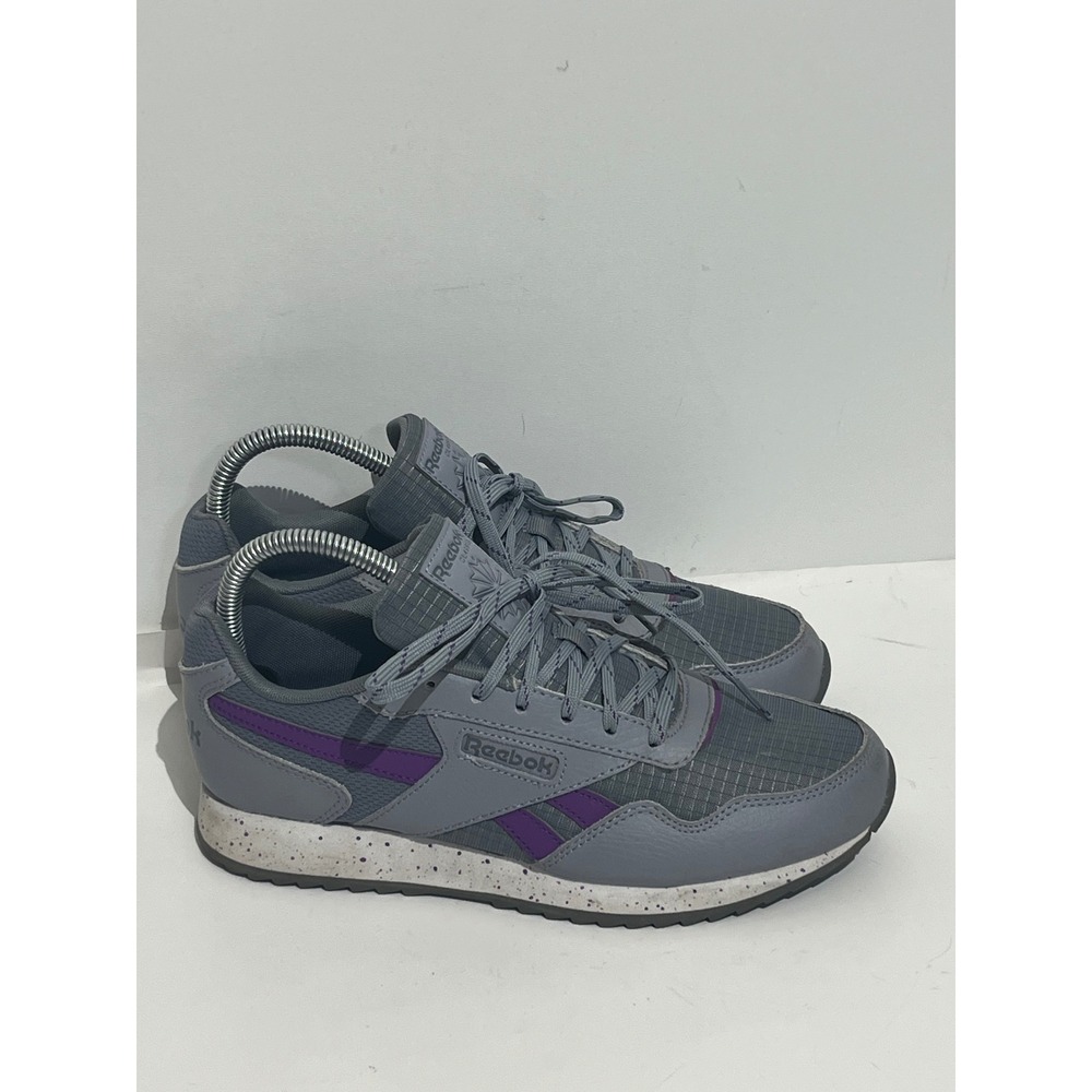 Reebok Classic Women's Grey Purple Speckled Midsole Sneakers EG8926 Size 7.5